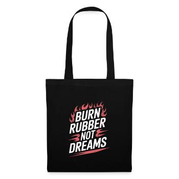 Drift automobile, course automobile, drift automobile - Sac en tissu - noir - Devant
