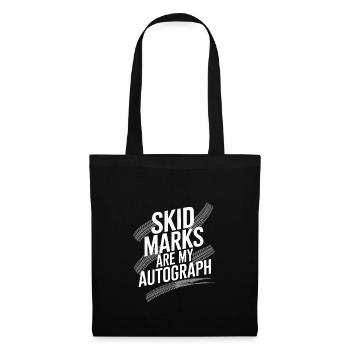 Drift automobile, course automobile, drift automobile - Sac en tissu - noir - Devant