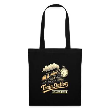 Train Ride -locomotive Adventure - Tote Bag - black - Front