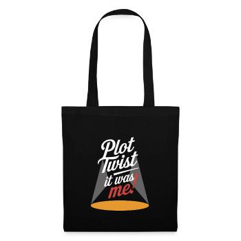 Meurtre Mystère Tenue de dîner, Fête, Scène de crime - Sac en tissu - noir - Devant