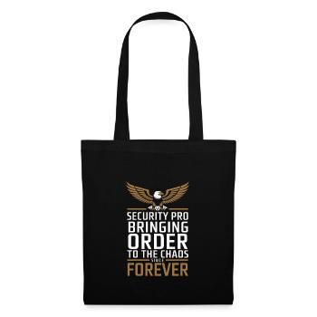 Sécurité privée Professionnel Garde du corps Vip - Sac en tissu - noir - Devant