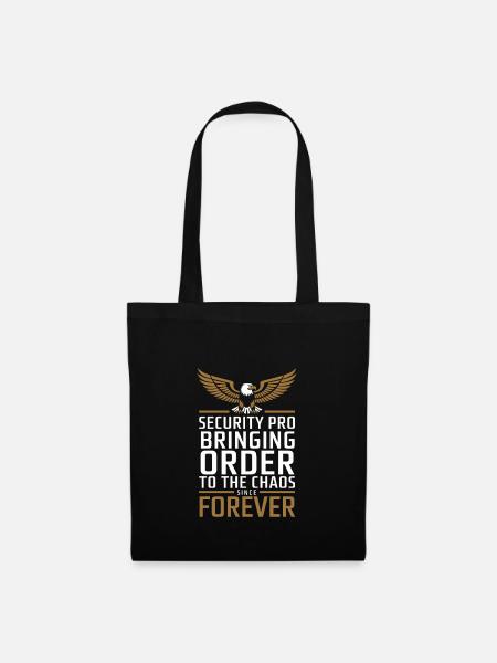 Private Security Professional Bodyguard Vip - Stoffbeutel - Schwarz
