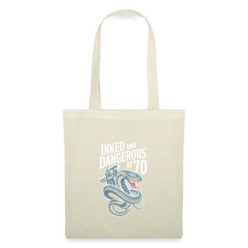 Des personnes âgées tatouées vieillissant fièrement, - Sac en tissu - nature - Devant