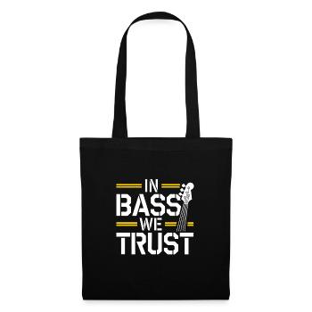 Bass Gitarrist Musiker Gear Funk Rock Jazz - Stoffbeutel - Schwarz - Vorne