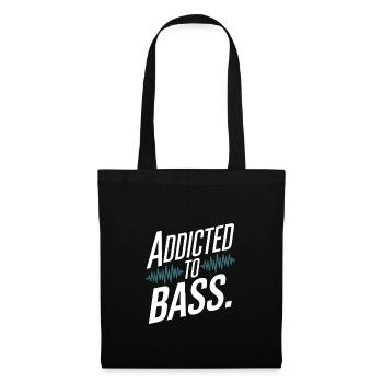 Bass Gitarrist Musiker Gear Funk Rock Jazz - Stoffbeutel - Schwarz - Vorne