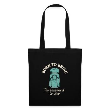 Amateur de sel Sodium Dependent Nacl Meme - Sac en tissu - noir - Devant