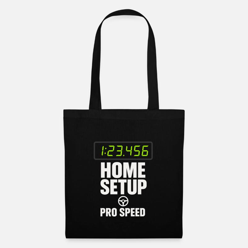 Sim Racing Simulator Cockpit Esports Racer - Stoffbeutel - Schwarz