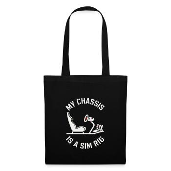 Sim Racing Simulator Cockpit Esports Racer - Tote Bag - black - Front