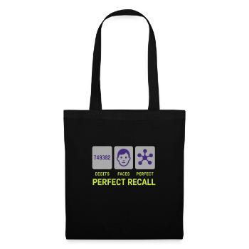 Memory Athlete Mnemonic Brain Training Mental - Tote Bag - black - Front
