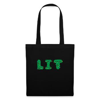 LIT. Advent-Design mit Statement. - Stoffbeutel - Schwarz - Vorne