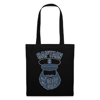 CAPITAINE BEARD RULES BOAT - Sac en tissu - noir - Devant