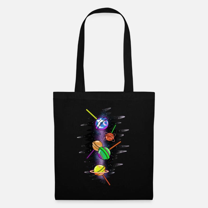 Lollipop Universe - Stoffbeutel - Schwarz