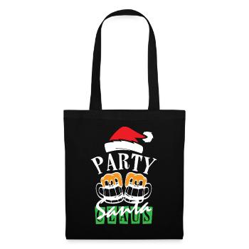 Beer Party Santa Claus Christmas Party - Stoffbeutel - Schwarz - Vorne