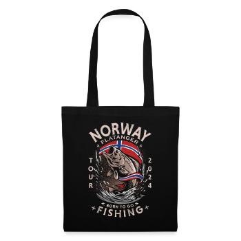 NORWAY FISHING - FLATANGER - 2024 - Tote Bag - black - Front