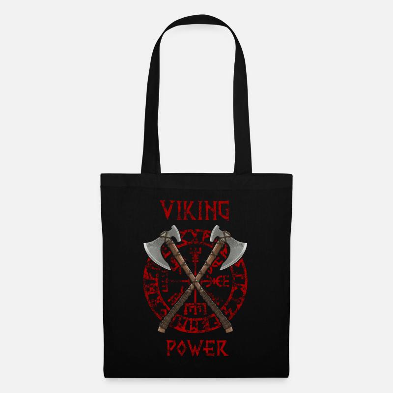 Viking Power (rot) - Stoffbeutel - Schwarz