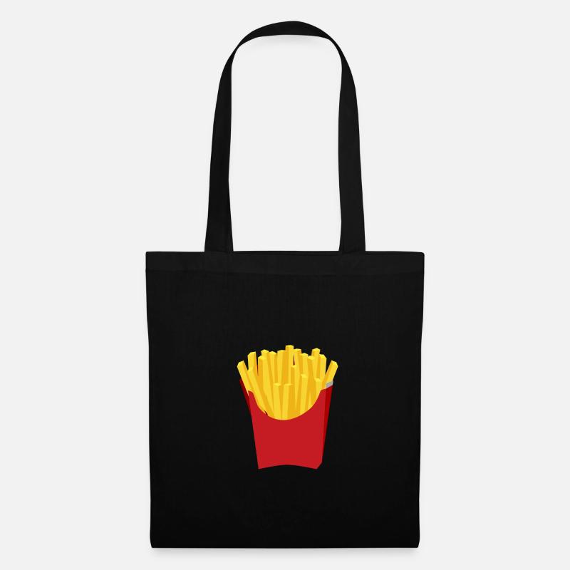 Fries - Stoffbeutel - Schwarz