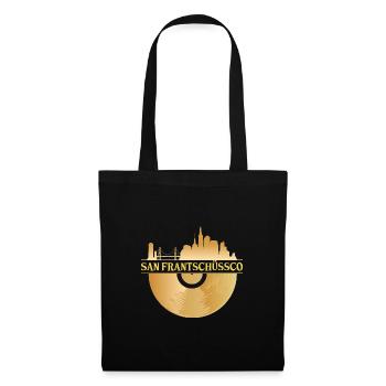 San Frantschüssco San Francisco Geschenk - Stoffbeutel - Schwarz - Vorne