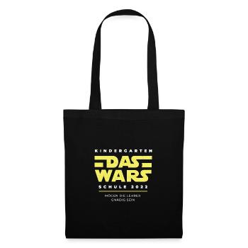 Das Wars Kindegarten Einschulung - Stoffbeutel - Schwarz - Vorne