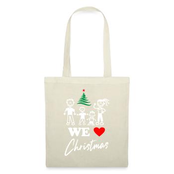 We Love Christmas - Tote Bag - nature - Front