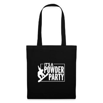 Skiing Snowboard Mountains Holiday Snow Freestyle - Tote Bag - black - Front