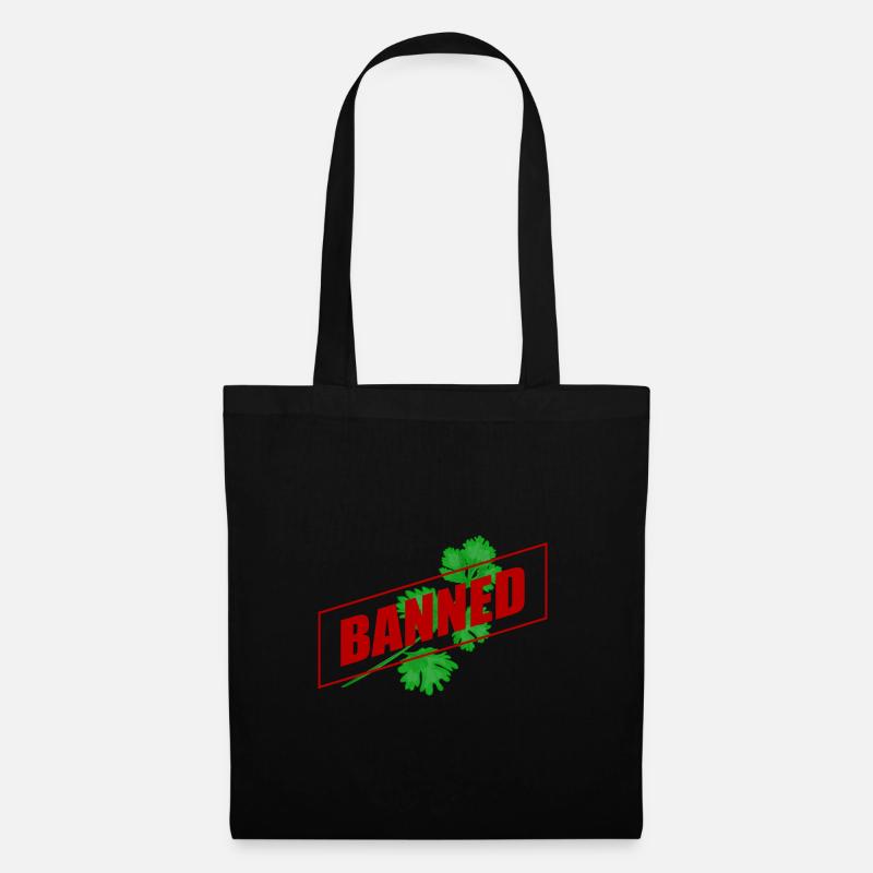 I Hate Coriander - Tote Bag - black