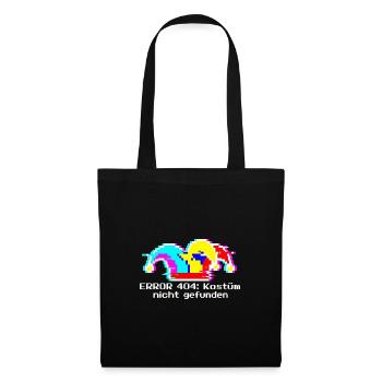 Error 404 Costume Not Found Nerd Carnival IT - Tote Bag - black - Front