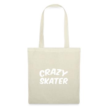 Crazy Skater - Sac en tissu - nature - Devant