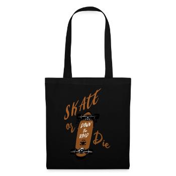 Skater - Stoffbeutel - Schwarz - Vorne