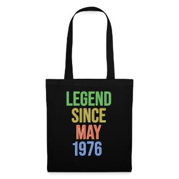 Légende Depuis mai 1976 - Sac en tissu - noir - Devant