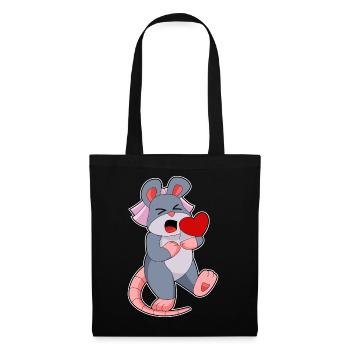 Mariage Mouse Bride Veil - Sac en tissu - noir - Devant