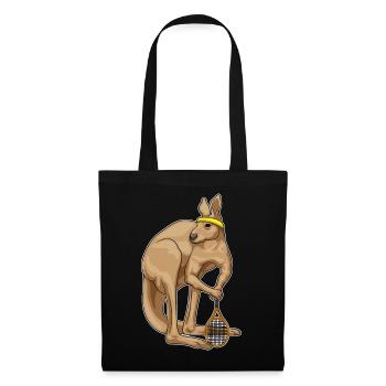 Kangaroo Tennis Tennis Racket - Tote Bag - black - Front