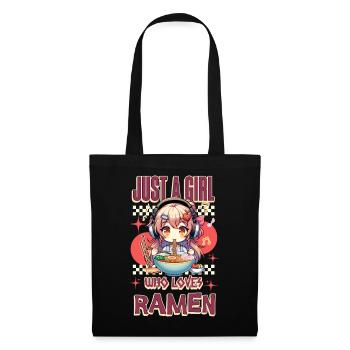 Just A Girl Who Loves Ramen - Tote Bag - black - Front