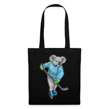 Koala Hockey Stick - Tote Bag - black - Front