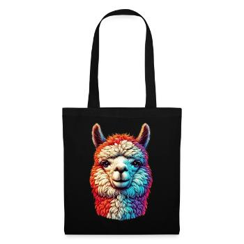 Alpaga - Sac en tissu - noir - Devant