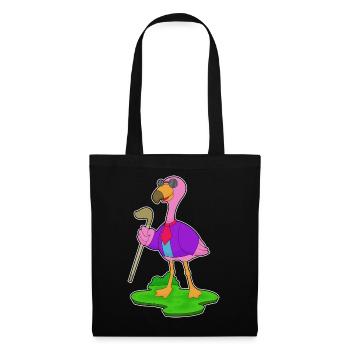 Flamingo Sunglasses - Tote Bag - black - Front