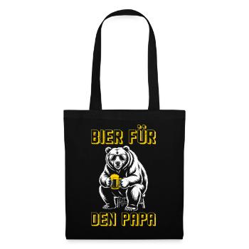 Beer drinkers BEER FOR DAD Fathers Funny - Tote Bag - black - Front