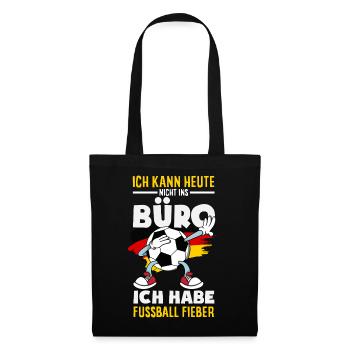 Drôle de Football Football Fan Cadeau - Sac en tissu - noir - Devant