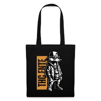 Duckin High – Urban Duck Art THC Ente - Sac en tissu - noir - Devant