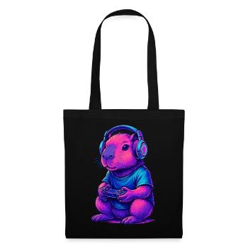 Capybara Gaming Gamer Gaming Gaming Video Games - Tote Bag - black - Front