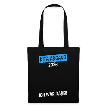 Kita Abgang Kita Abgänger 2026 - Stoffbeutel - Schwarz - Vorne