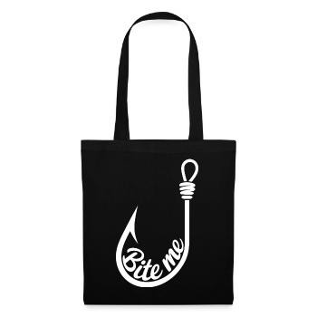 Conception du crochet leurre Me - Sac en tissu - noir - Devant