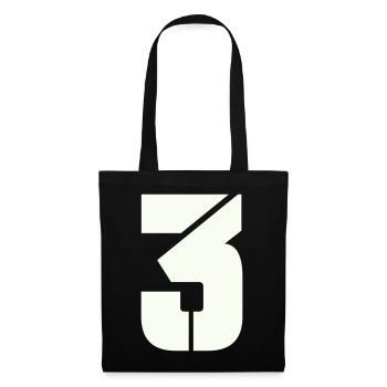 3 - Sac en tissu - noir - Devant