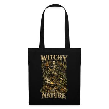 Kräutersammlerin Apothekerin Witchy By Nature - Stoffbeutel - Schwarz - Vorne