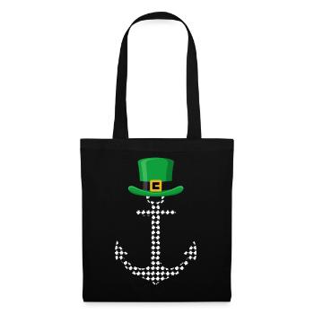 Leprechaun Anchor Nautical Design - Tote Bag - black - Front