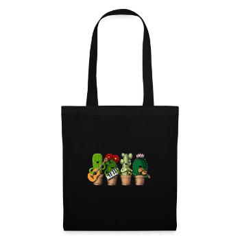 Funny Cactus - Tote Bag - black - Front