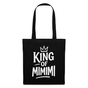 King of Mimimi Crown Sarcastic King - Tote Bag - black - Front