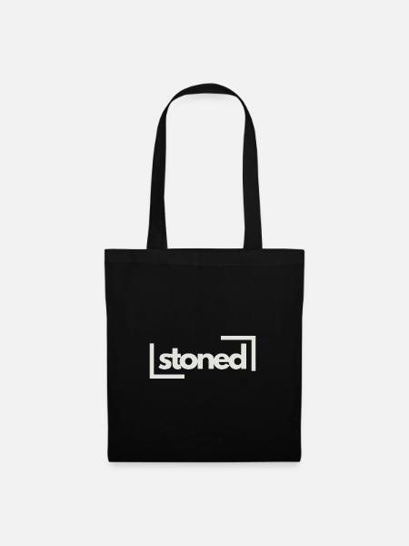 stoned - Stoffbeutel - Schwarz