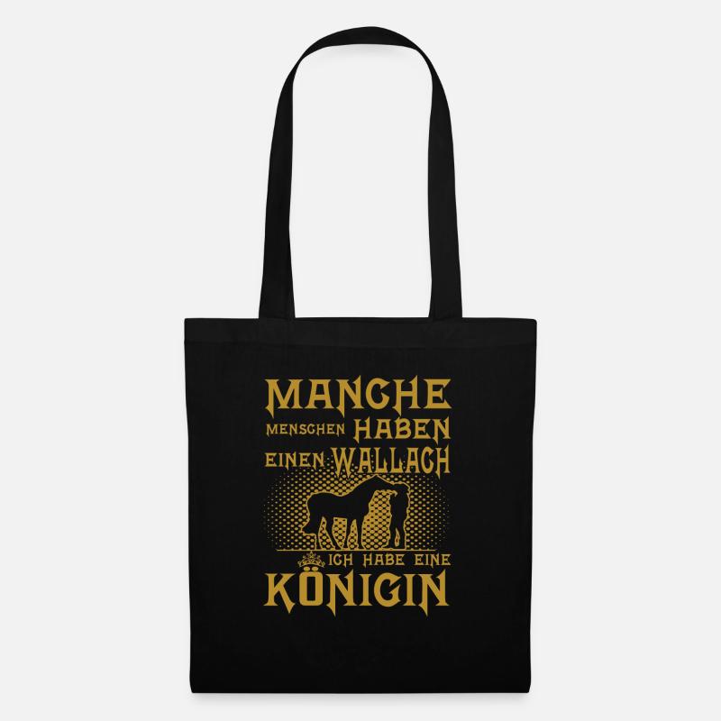 wallach - Stoffbeutel - Schwarz