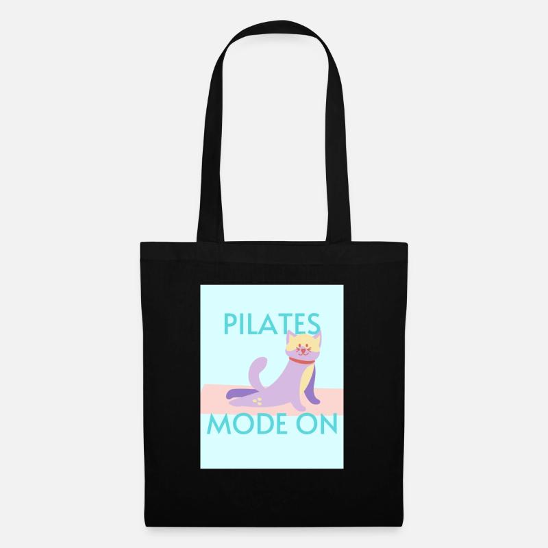 Pilates mode on - Sac en tissu - noir