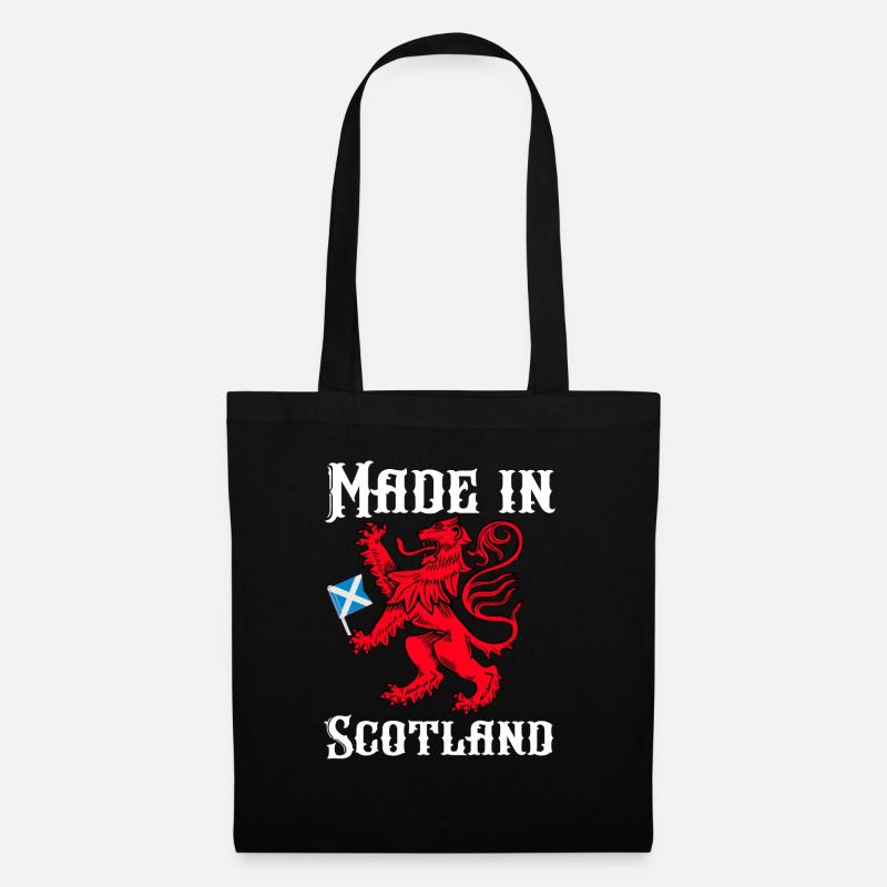 Made in Scotland - Stoffbeutel - Schwarz